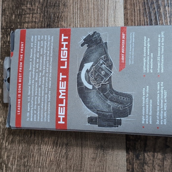 Surefire HL1 Multi-Use High-Performance LED Tactical Helmet Light - Picture 4 of 11